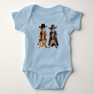 Body Para Bebé Lindo vaquero atigrado