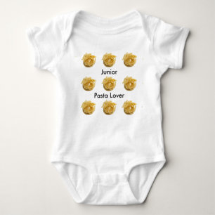 Body Para Bebé Linguine Junior Pasta Lover