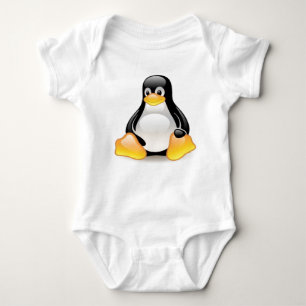 Body Para Bebé Linux-pingüino-Tux