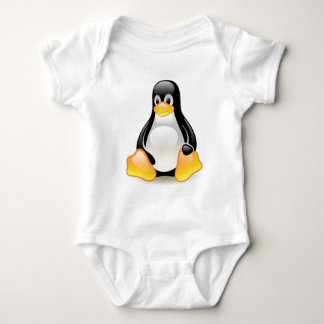 Body Para Bebé Linux-pingüino-Tux