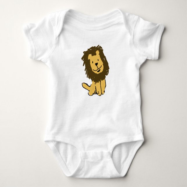 Body Para Bebé Lion Baby Bodysuit (Anverso)