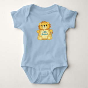 Body Para Bebé Lion Baby Shower Blue
