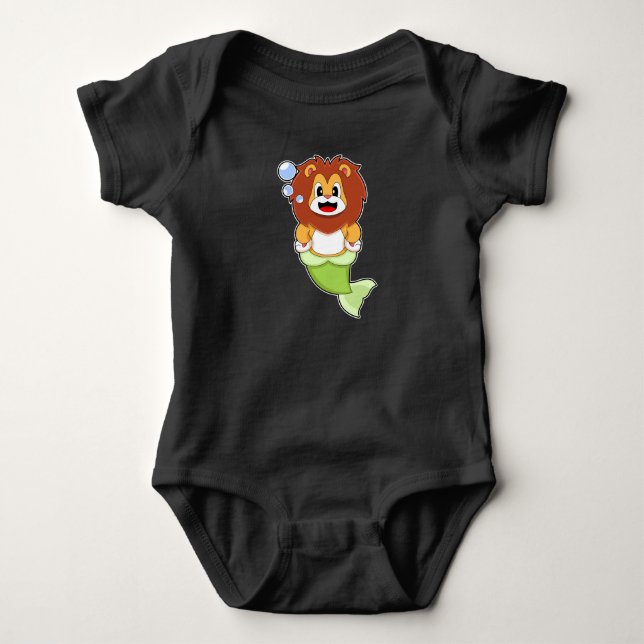 Body Para Bebé Lion Mermaid (Anverso)