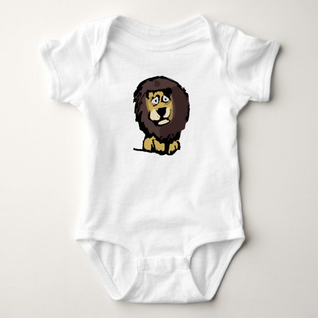 Body Para Bebé Lion T-Shirt (Anverso)