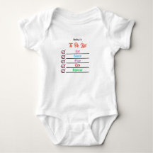Lista personalizada de bebés a hacer