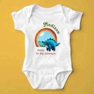 Body Para Bebé Listo para el nombre personalizado Big Adventure