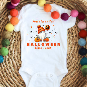 Body Para Bebé Listo Para Mi Primer Fantasma Cute HALLOWEEN