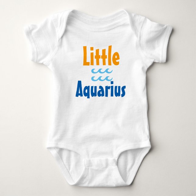 Body Para Bebé Little Aquarius (Anverso)