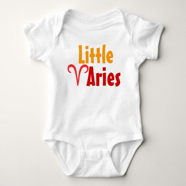 Body Para Bebé Little Aries (Anverso)