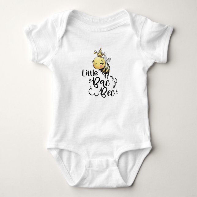 Body Para Bebé Little Bae Bee Bodysuit, Bumblebee Baby Clothes (Anverso)