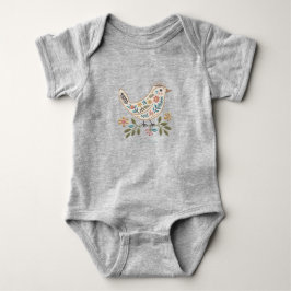 Body Para Bebé Little Bird Colorum Floral Baby Bodysuit