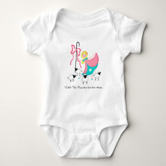 Body Para Bebé Little Bo Peep Baby Bodysuit (Anverso)