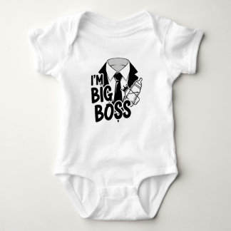 Body Para Bebé Little Boss Baby Bodysuit