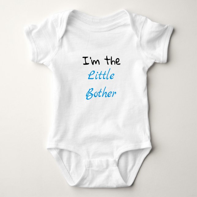 Body Para Bebé Little Brother Bodysuit (Anverso)
