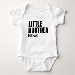 Body Para Bebé Little Brother Personalizado Baby Bodysuit