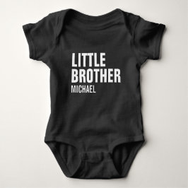 Body Para Bebé Little Brother Personalizado Baby Bodysuit