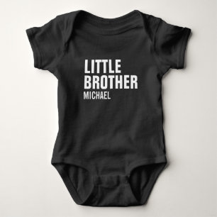 Body Para Bebé Little Brother Personalizado Baby Bodysuit