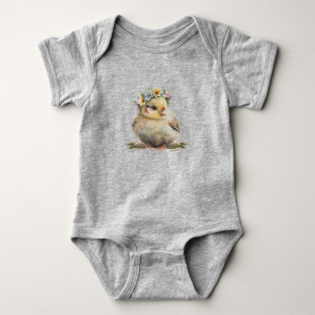 Body Para Bebé Little Chick Baby Bodysuit (Anverso)