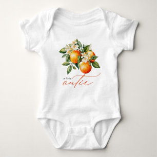 Body Para Bebé Little Cutie Naranja Clementine