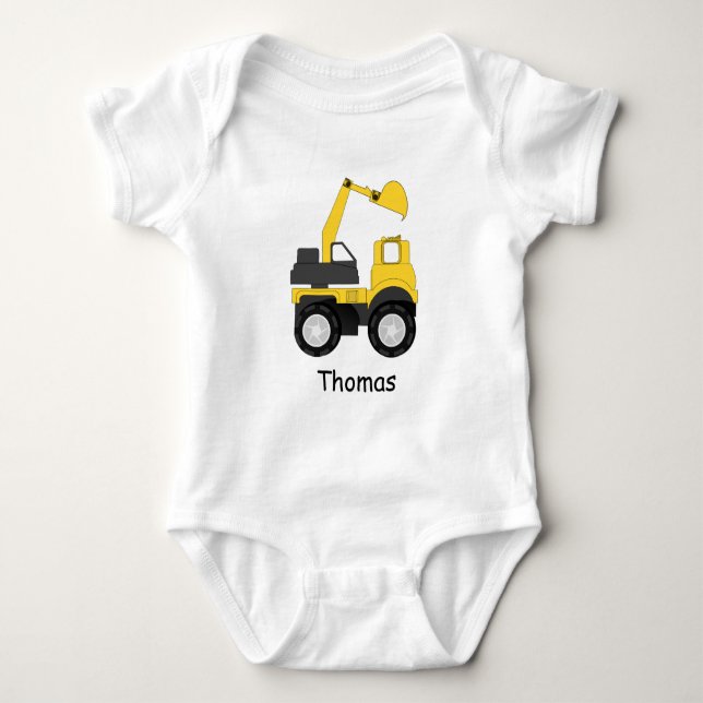 Body Para Bebé Little Digger Personalizado (Anverso)