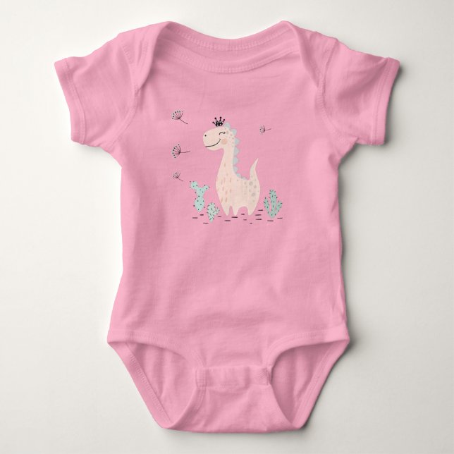 Body Para Bebé Little Dino Delight (Anverso)