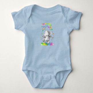 Body Para Bebé Little Elephant Splash of Color