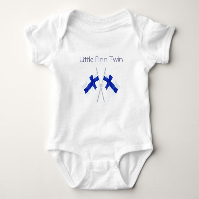 Body Para Bebé Little Finn Twin Bodysuit (Anverso)