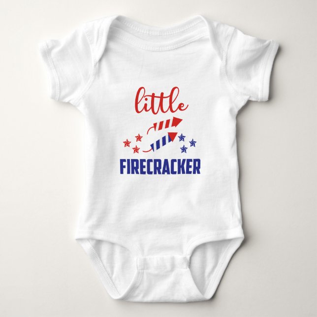 Body Para Bebé Little Firecracker (Anverso)