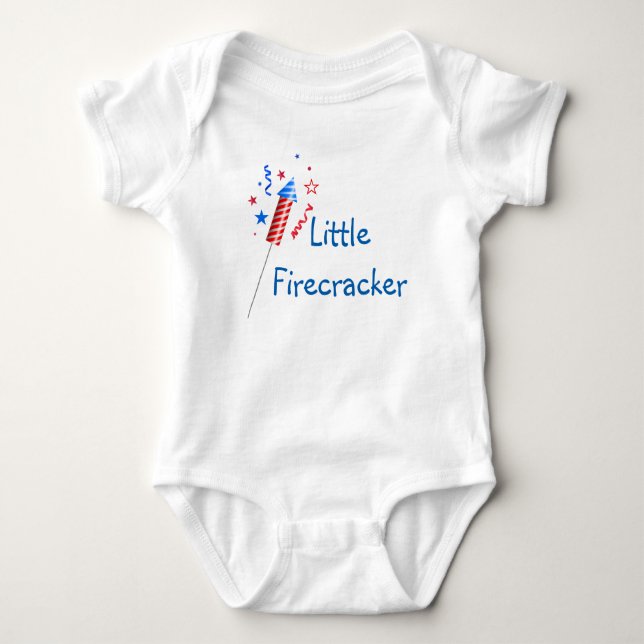 Body Para Bebé Little Firecracker Bodysuit (Anverso)