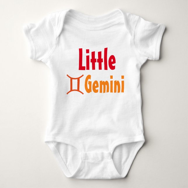 Body Para Bebé Little Gemini (Anverso)