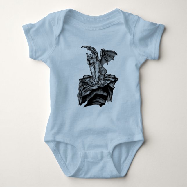Body Para Bebé Little Golem Gargoyle (Anverso)