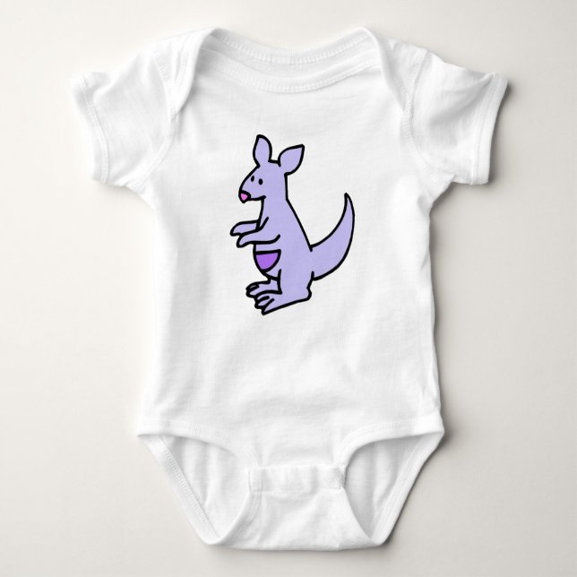 Body Para Bebé Little Kangaroo T-Shirt (Anverso)