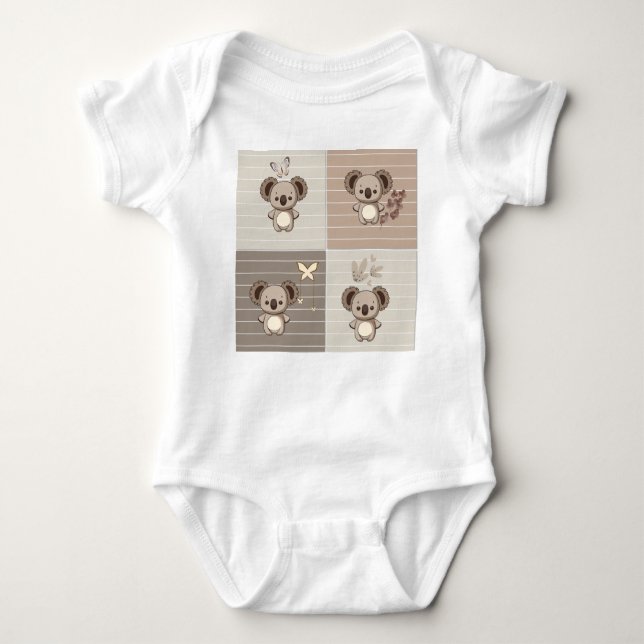 Body Para Bebé Little Koala Bliss (Anverso)