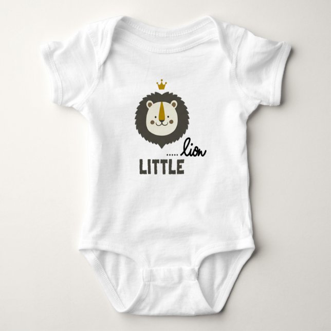 Body Para Bebé Little Lion Baby Bodysuit (Anverso)