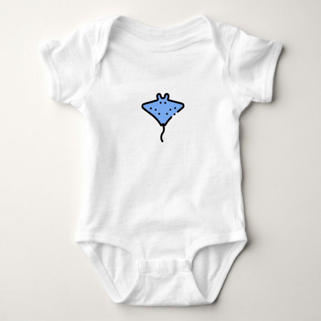 Body Para Bebé Little Manta Ray (Anverso)