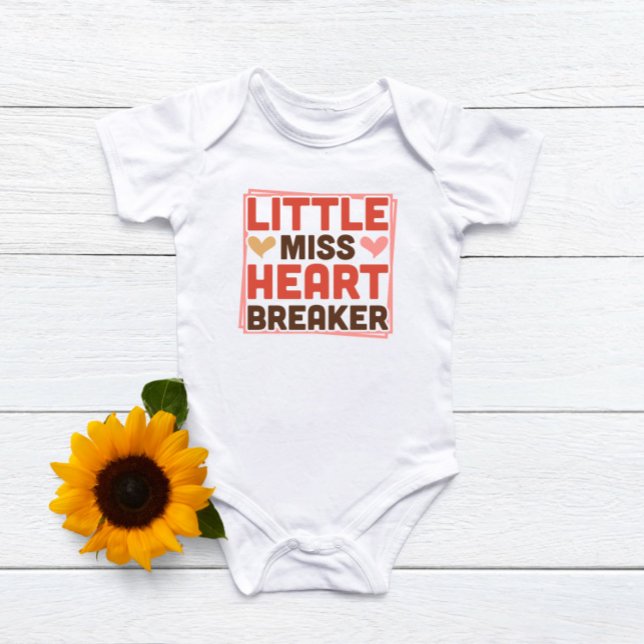 Body Para Bebé Little Miss Heartbreaker (Subido por el creador)