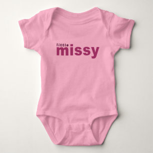 Body Para Bebé Little Missy Bodysuit