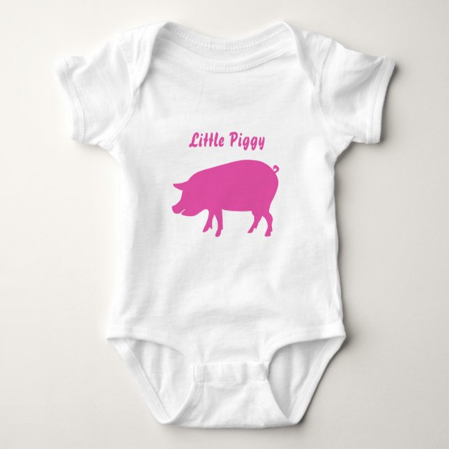 Body Para Bebé Little Piggy Bodysuit (Anverso)