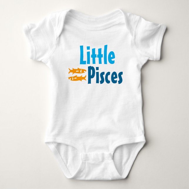 Body Para Bebé Little Pisces (Anverso)