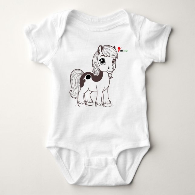 Body Para Bebé Little Pony Baby Bodysuit (Anverso)
