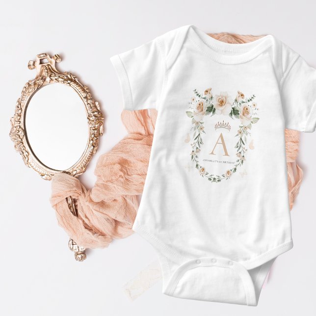 Body Para Bebé Little Princess | 1st Birthday (Subido por el creador)