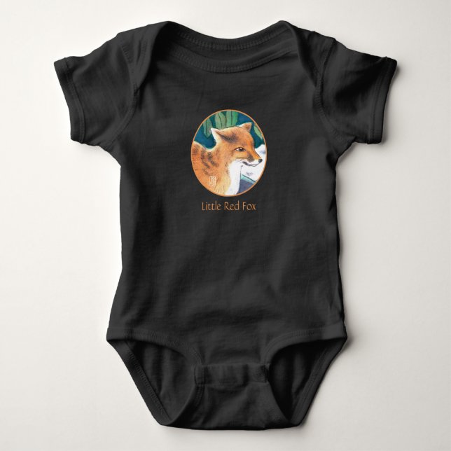 Body Para Bebé Little Red Fox Baby Bodysuit (Anverso)