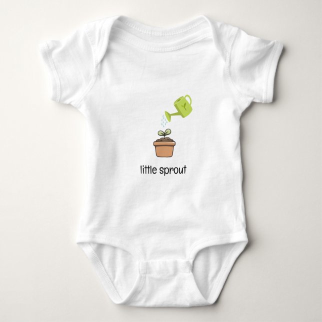 Body Para Bebé Little Sprout (Anverso)