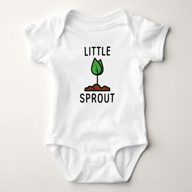 Body Para Bebé Little Sprout (Anverso)