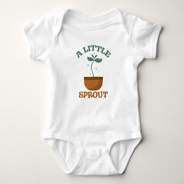 Body Para Bebé Little Sprout (Anverso)