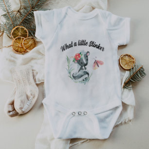 Body Para Bebé Little Stinker Skunk Chica Animal Baby Bodysuit