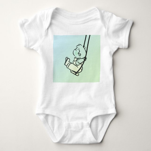 Body Para Bebé Little Swinger - Adorable Baby Bodysuit" (Anverso)