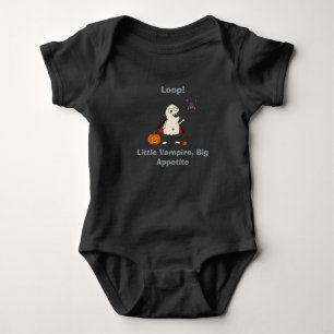 Body Para Bebé Little Vampire Big Appetite Baby Ghost Bodysuit
