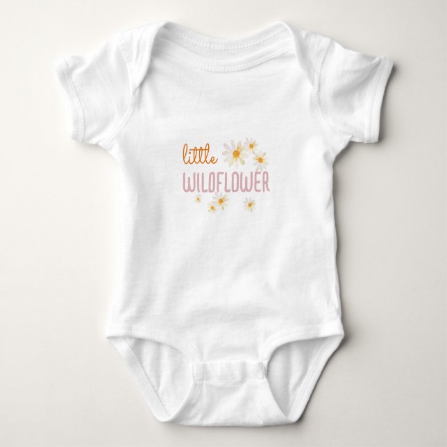Body Para Bebé Little Wildflower Baby Shirt Baby Bodysuit (Anverso)