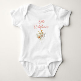 Body Para Bebé Little Wildflower Baby Shower